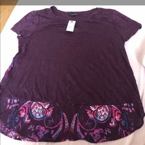 Express purple shirt